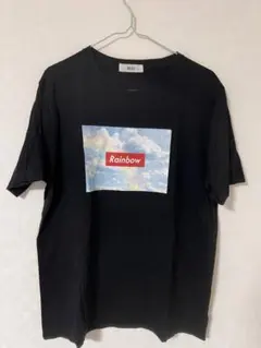 フォトTシャツ 黒 半袖　M