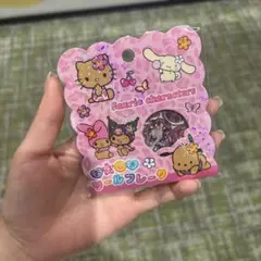サンリオ　日焼け　おはじきシール 　15個入　新品未開封