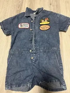 美品✨ディズニー ミッキー ミニー オーバーオール リトシー LITTC