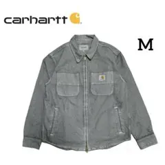 カーハート M ジャケット シャツ デトロイト 風 黒 グレー 上着