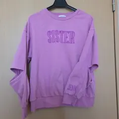 SISTER JENNI ピンク 長袖トレーナー