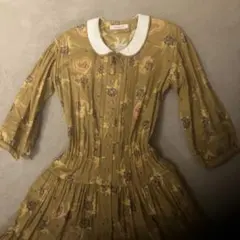 WONDERFUL WORLD 花柄ロングワンピース