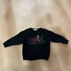 xgirl ブラックトレーナー 90