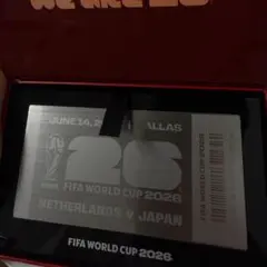 n*6様 FIFA World Cup 2026 記念チケット風プレート 日本v - メルカリ