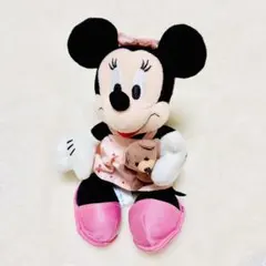 【 平成レトロ 】ミニーマウス ぬいぐるみ ディズニー ミニーちゃん 希少品のサムネイル