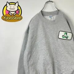 【O024】スウェット GILDAN ワンポイント ワンポイント 裏起毛 古着