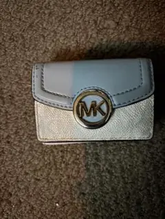 Michael Kors 水色 三つ折り財布