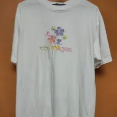courrèges ロゴ刺繍 半袖Tシャツ ホワイト Fのサムネイル