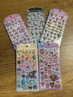 【値下げ♡正規品】サンリオ うるちゅるPOP・コットンパフィシール まとめ売り