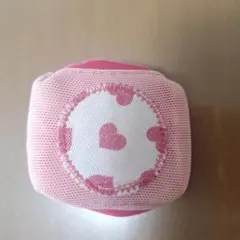 子供用視力矯正アイパッチ　ハート柄 ピンク色