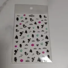 Disney マーメイド　アリエル　透明イラストデザインシート　レジン用