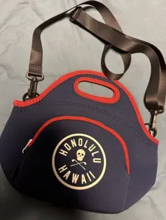 マークアンドロナ カートバッグ ネイビー×レッド ハワイ限定 ゴルフ ショルダー