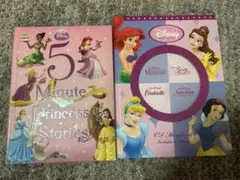 ディズニー英語絵本2冊、5 Minute Princess Stories など