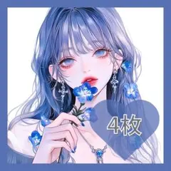861 オリジナル 人物ステッカー コラージュ 紙もの 雑貨 素材 女の子