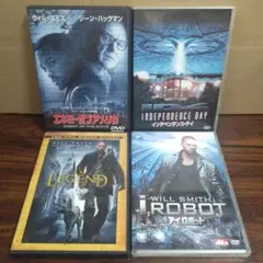 DVD ウィル・スミス主演映画まとめ 4作品セット　エネミー・オブ・アメリカ、他