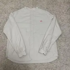 DANTON／オックスフォード　バンドカラーシャツ　長袖　36サイズ