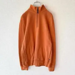 NAUTICA ハーフジップスウェット　ワンポイント刺繍　メンズ　XL