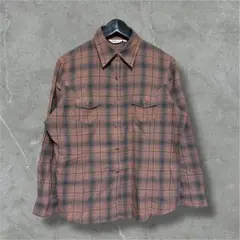 【最終値下げ‼️】チェックシャツ アメカジ ブラウン 15R シティボーイ