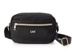 Lee スクエアショルダー　ショルダーバッグ　黒