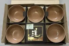 新品未使用】陶街道 信楽焼 小鉢 5客セット 和食器 盛鉢 ギフト箱入り③のサムネイル