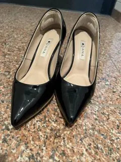 DIANA ブラック ハイヒール パンプス