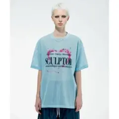 SCULPTOR メッシュ Tシャツ ライトブルー Mのサムネイル