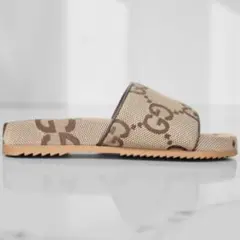 美品 グッチ ジャンボGG キャンバス スライド サンダル GUCCIのサムネイル