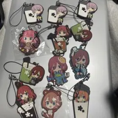 五等分の花嫁　アニメキャラクター ラバーストラップセット