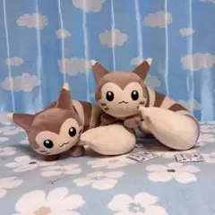 ポケットモンスター もふぐっと しっぽみてみて！ぬいぐるみ オオタチ 2個セット