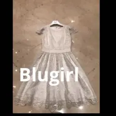 値下げ 新品 Blugirl 白レースワンピースのサムネイル