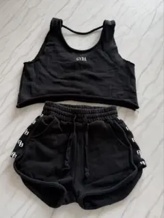 GYDA セットアップ ルームウェア ブラック ノベルティ