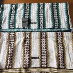 kansai タオルセット ストライプデザイン