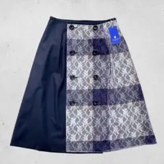 【定番チェック】 BLUE LABEL CRESTBRIDGE スカート ひざ丈