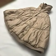 スコットクラブ 秋冬 ダウン風ケープコート 中綿入り