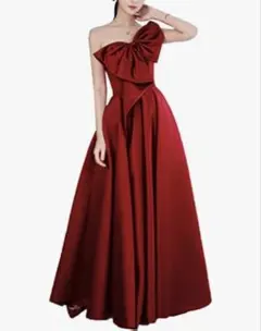 赤ドレス 文化祭 JK パニエ ティアラ ネックレス ピアス付き