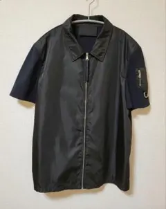 【美品】PRADA 00's アーカイブ ナイロン ジップアップシャツのサムネイル
