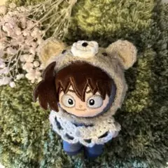 ぬい服 8㎝ くま ボンネット ほわぬい