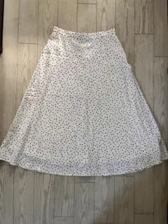 【natural beauty basic】ドット柄スカート