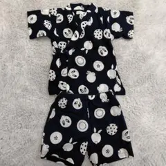 ネイビー甚平セット(~95cm)