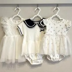 アカチャンホンポ　ワンピース3点