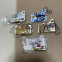 ディズニー　JCBカードミニチュアメタルチャーム　ガチャガチャ　シークレット