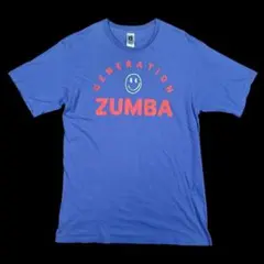 ZUMBA スマイルマークTシャツ 紫フリーサイズのサムネイル