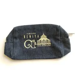 東京駅　くるみっ子 デニムポーチ