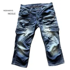 HIDEAWAYS NICOLE♪多ポケットカーゴパンツ ストレッチパンツのサムネイル