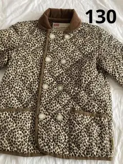 トラディショナルウェザーウェア　キルティングジャケット　上着　レオパード柄