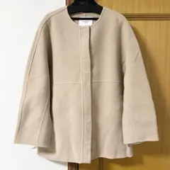 URBAN RESEARCH DOORS ベージュノーカラーコート