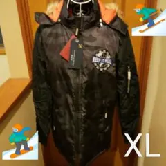 フーディカモフラ中綿コート【新品タグつき】