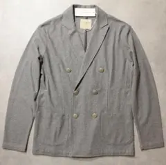 MORGANO☆新品4万円モルガーノ リネンコットン素材のニットジャケット 