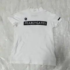 PEARLY GATES モックネックシャツホワイト0サイズS