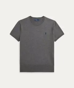 RALPH LAUREN コットンブレンドショートスリーブ クルーネックセーター